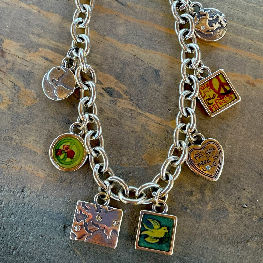 Brighton Peace & Love Bracelet